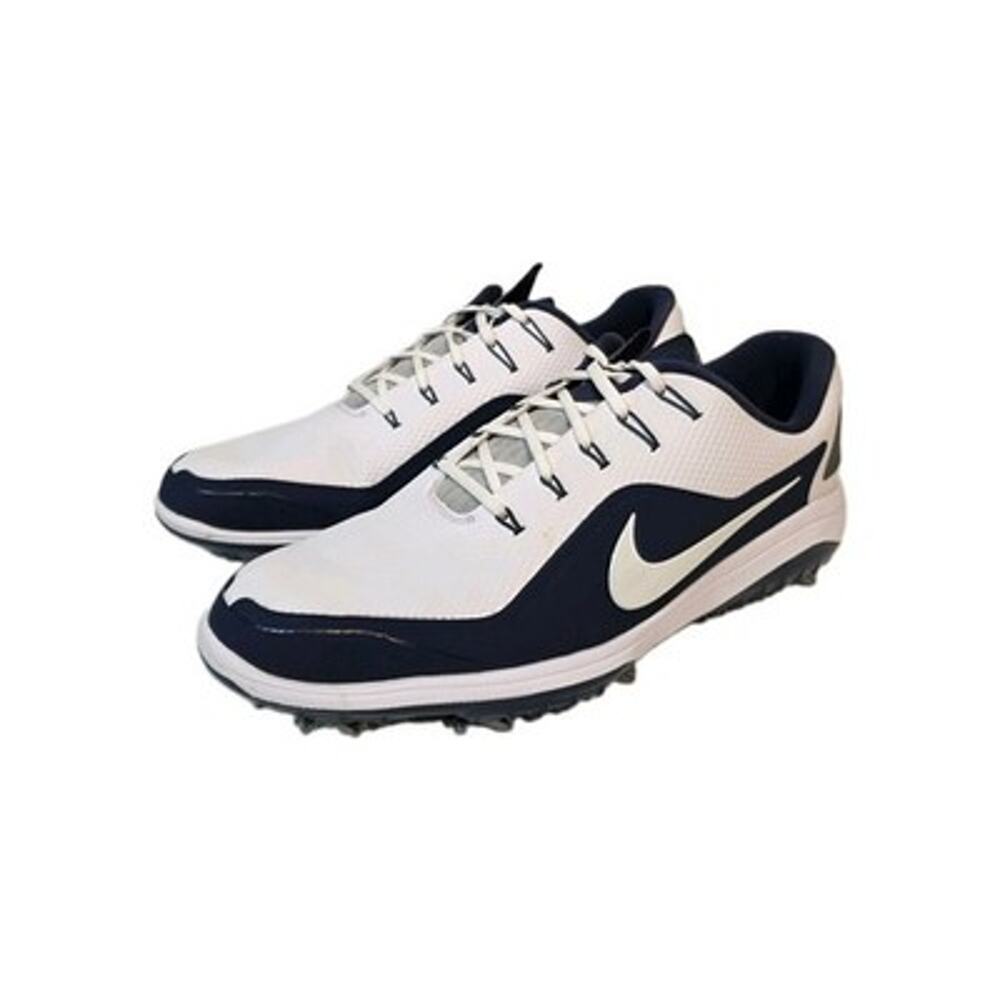 Nike React Vapor 2 Mens Sz 12 Golf Shoes BV1135-100 White Navy Blue Rare